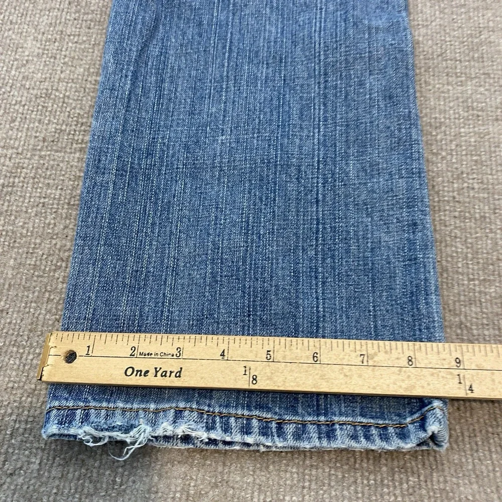 Levis 559 Jeans Mens 34x29 Hemmed Blue Baggy Distressed Relaxed Straight Denim